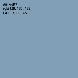 #81A0B7 - Gulf Stream Color Image